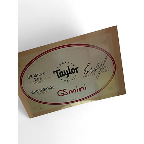 Used Taylor gs mini koa e koa Acoustic Electric Guitar koa