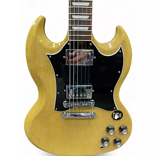 Used Gibson 1961 Reissue SG TV Yellow Solid Body Electric Guitar TV Yellow