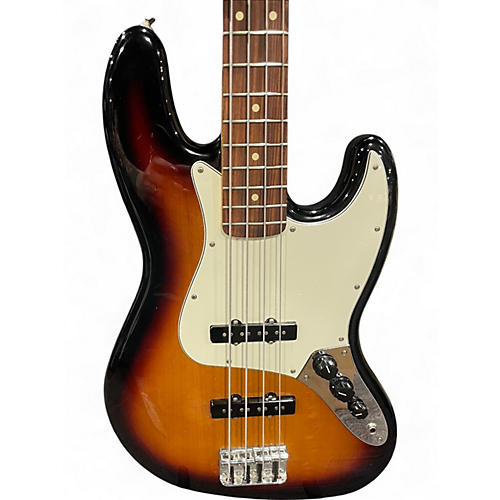 Used 2022 Fender Player Jazz Bass Sunburst Electric Bass Guitar Sunburst
