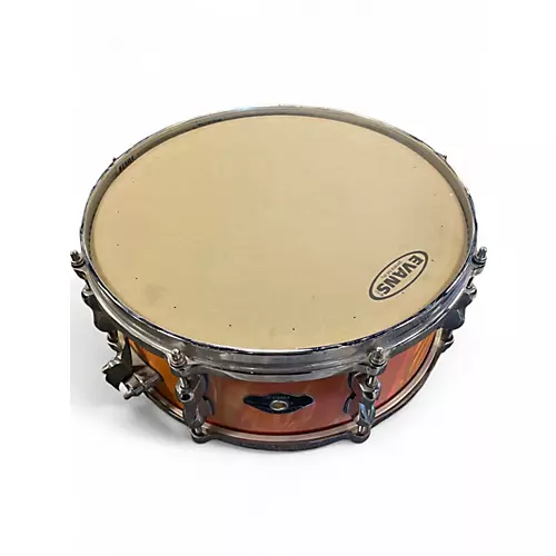Used TAMA 14X5 Superstar Snare Orange Drum Orange 210