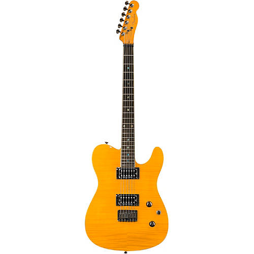 Fender Special-Edition Custom Telecaster FMT HH Electric Guitar Transparent Crimson