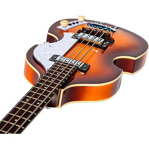 Hofner Ignition Series Short-Scale Violin Bass Guitar Green Burst