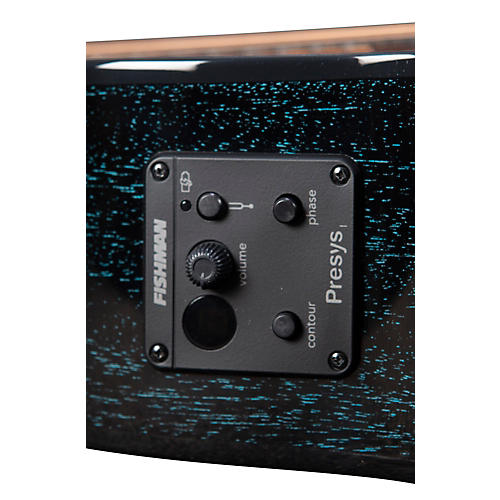 Breedlove Rainforest S African Mahogany Concert Acoustic-Electric Guitar Midnight Blue