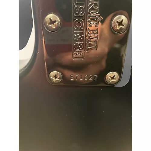 Used Ernie Ball Music Man Stingray Stealth HH 4 String Black Electric Bass Guitar Black