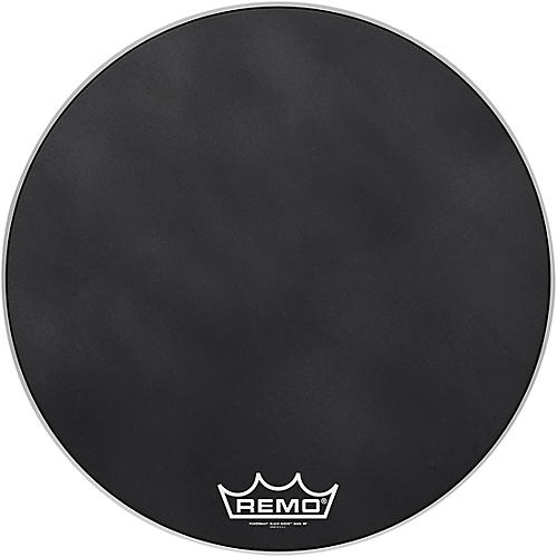 Remo Powermax Black Suede Crimplock Bass Drum Head 20 in.