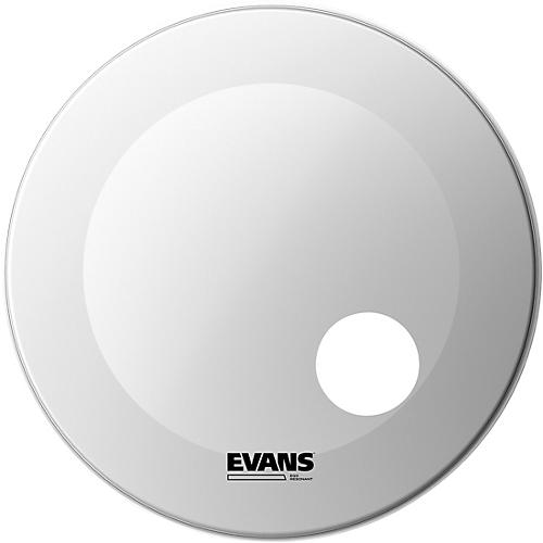 EVANS EQ3 Coated White Resonant Bass Drum Head 20 in.