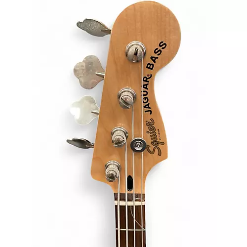 Used Squier Affinity Series Jaguar Bass H Charcoal Frost Metallic Electric Bass Guitar Charcoal Frost Metallic