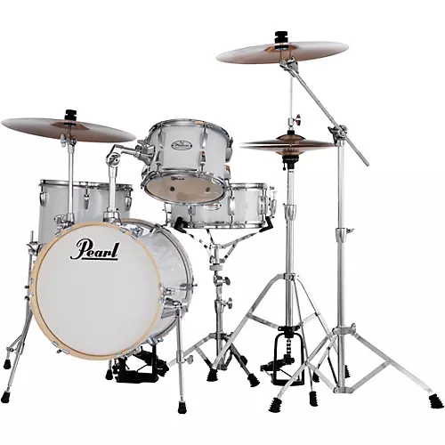 Pearl Midtown 4-Piece Complete Drum Set Matte Red