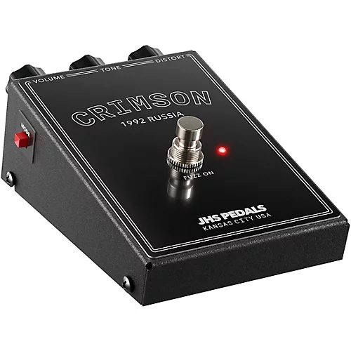 JHS Pedals Crimson 1992 Russia Fuzz Guitar Effects Pedal Black