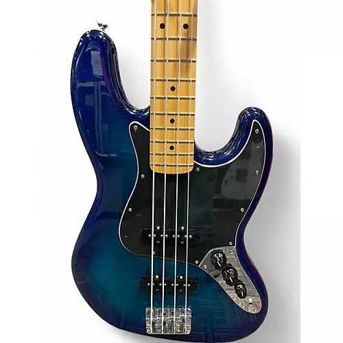 Used Fender Player Jazz Bass Blue Burst Electric Bass Guitar Blue Burst
