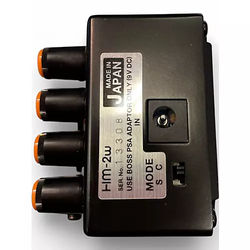 Used BOSS HM-2W Waza Craft Heavy Metal Effect Pedal