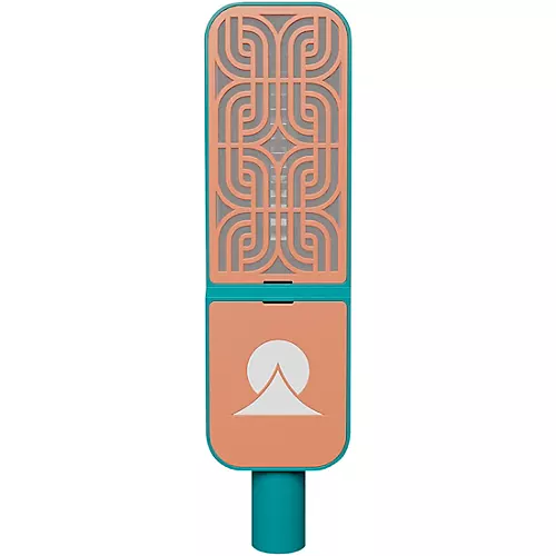 Ohma World Motif Ribbon Microphone White & Stainless Steel