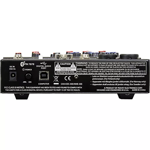 Peavey PV 6 BT Mixer With Bluetooth