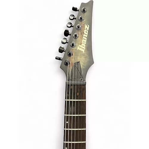 Used Ibanez RGD71 ALPA Charcoal Burst Black Stained Flat Solid Body Electric Guitar Charcoal Burst Black Stained Flat