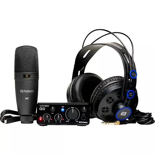PreSonus AudioBox GO Creator Recording Bundle With Studio One Artist 6 Software