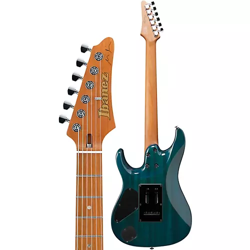 Ibanez MM1 Martin Miller Signature Electric Guitar Transparent Aqua Blue