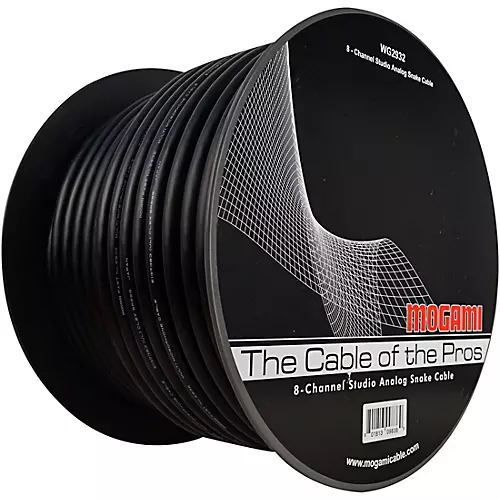 Mogami WG2932 Bulk 8PR Multipair Snake Cable 200 ft. Black