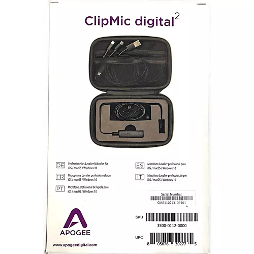 Used Apogee ClipMic Digital 2