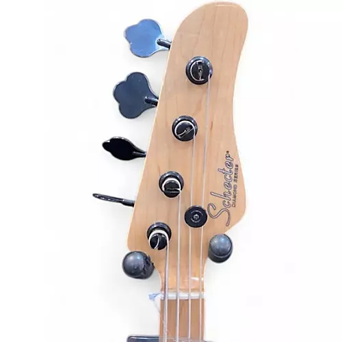 Used Schecter Guitar Research J-4 Diamond Series Sea Foam Electric Bass Guitar sea foam