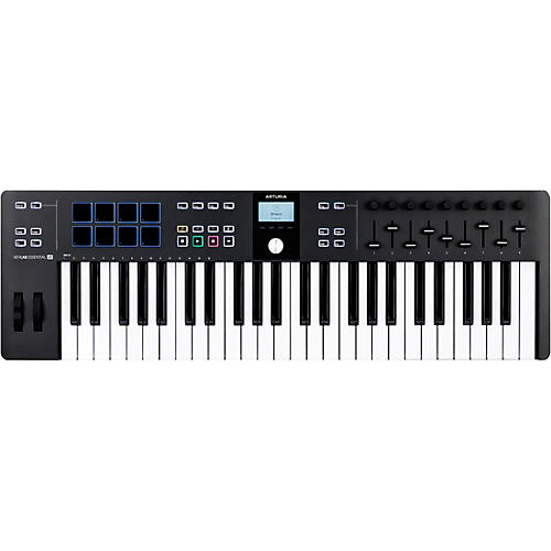 Arturia KeyLab Essential 49 mk3 Keyboard Controller With Universal Sustain Pedal Black