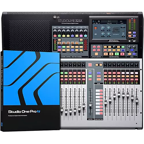 PreSonus StudioLive 32SX 32-Channel Mixer With 25 Motorized Faders and 64x64 USB Interface