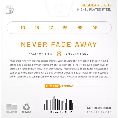 D'Addario XS Nickel Electric Guitar Strings 11 - 56