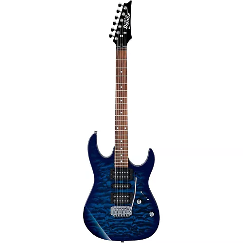 Ibanez GRX70QA Electric Guitar Transparent Blue Burst