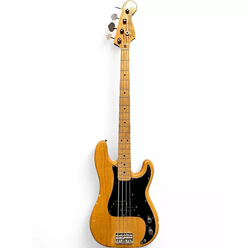 Vintage 1978 Fender Precision Bass Natural Electric Bass Guitar Natural