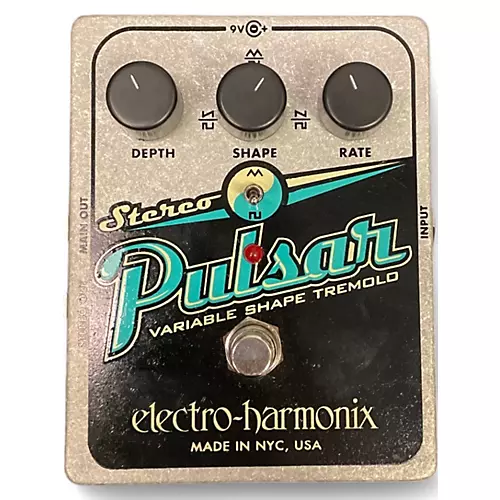 Used Electro-Harmonix XO Stereo Pulsar Tremolo Effect Pedal