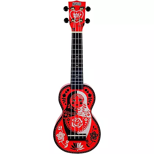 Mahalo Art Series Soprano Ukulele With Bag Tiki Motif