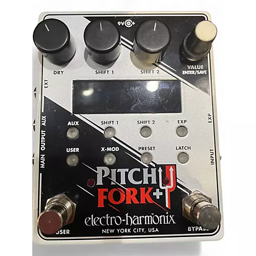 Used Electro-Harmonix Pitch Fork Polyphonic Pitch Shifting Effect Pedal