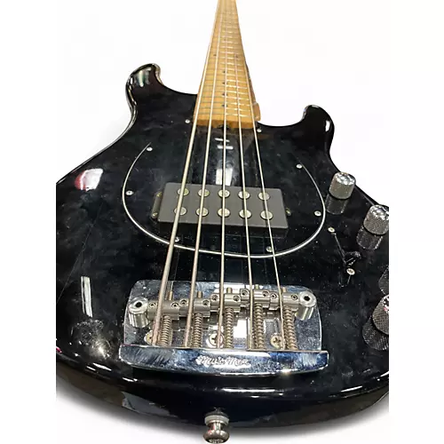 Used Ernie Ball Music Man Stingray 5 H Black Electric Bass Guitar Black
