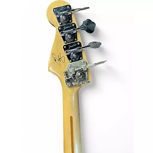 Used 1999 Fender Geddy Lee Signature Jazz Bass Black Electric Bass Guitar Black