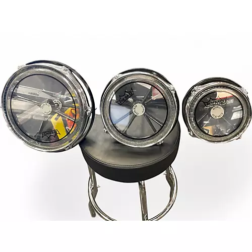 Used Remo 6in Rototoms Chrome Roto Toms Chrome 22