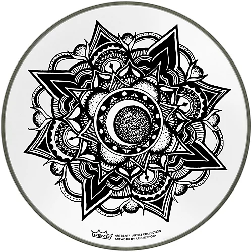 Remo ArtBEAT Aric Improta Nocturnal Bloom Artist Collection Drum Head, 13