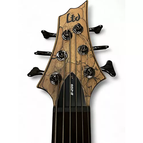 Used ESP LTD B206SM 6 String Natural Electric Bass Guitar Natural
