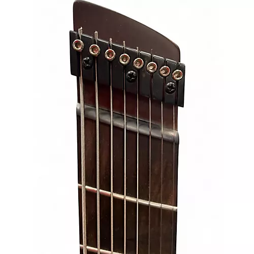 Used Legator Ghost Performance 8 Multi Scale Red to Black Fade Solid Body Electric Guitar Red to Black Fade