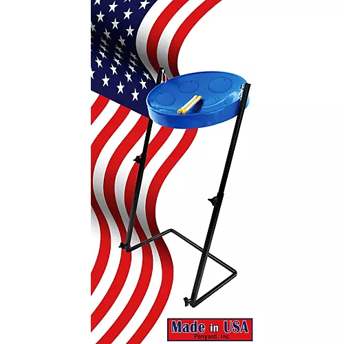 Panyard Jumbie Jam Steel Drum Kit with Metal Z-Floor Stand Silver