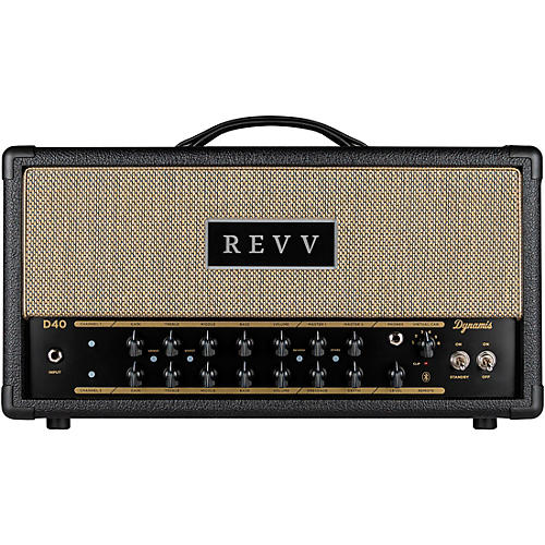 Revv Amplification Dynamis D40 Amplifier Head Black