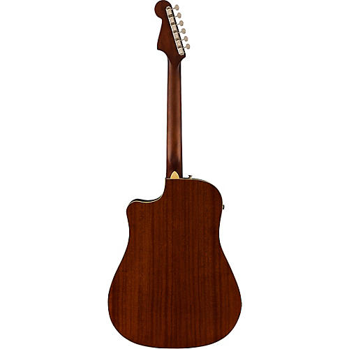 Fender California Redondo Player Acoustic-Electric Guitar Candy Apple Red