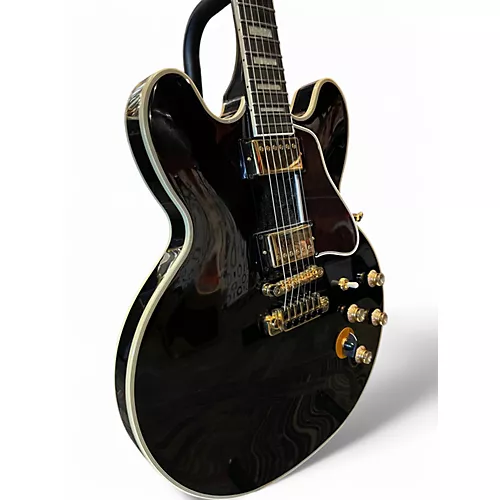Used Epiphone BB King Lucille Ebony Hollow Body Electric Guitar Ebony