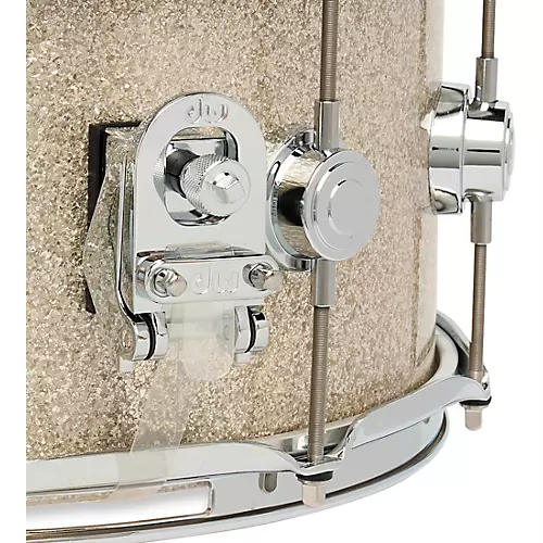 DW Collector's SSC Maple Finish Ply Snare Drum 14 x 6.5 in. White Glass Contrail Finish Ply