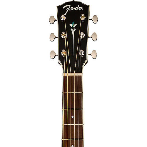 Fender Paramount PO-220E Orchestra Acoustic-Electric Guitar Aged Cognac Burst