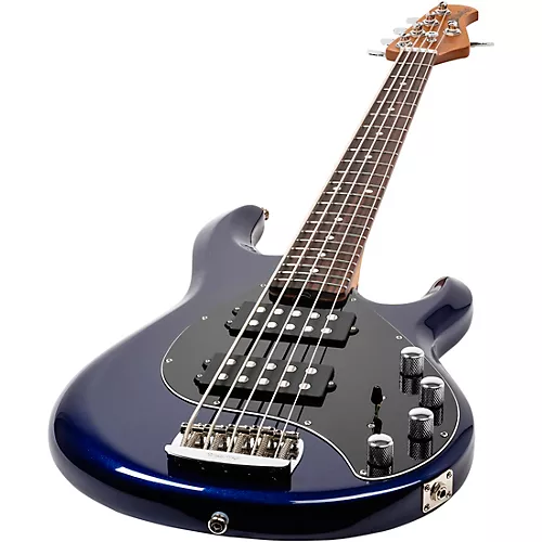 Ernie Ball Music Man StingRay Special 5 HH 5-String Bass Guitar Translucent Oxblood
