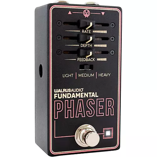 Walrus Audio Fundamental Series Phaser Effects Pedal Black