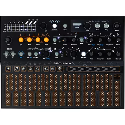 Arturia MicroFreak Stellar Hybrid Synthesizer With Matching Gooseneck Mic