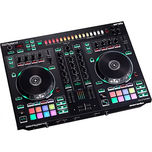 Roland DJ-505 DJ Controller with Laptop Stand