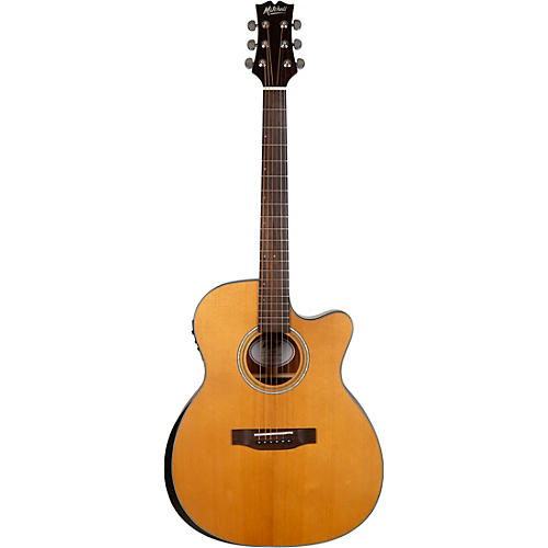 Mitchell T413CE Solid Torrefied Spruce Top Auditorium Acoustic-Electric Cutaway Guitar