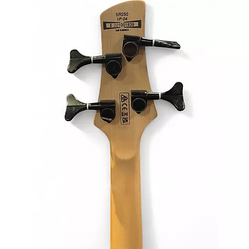 Used Ibanez SR250 Blue Electric Bass Guitar Blue