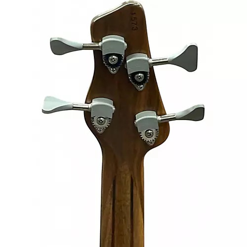 Used 2000s Rob Allen DEEP KOA Electric Bass Guitar KOA